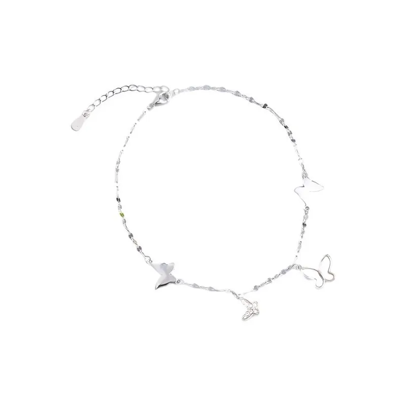 Onakiiko S925 Silver Anklets Unisex-0