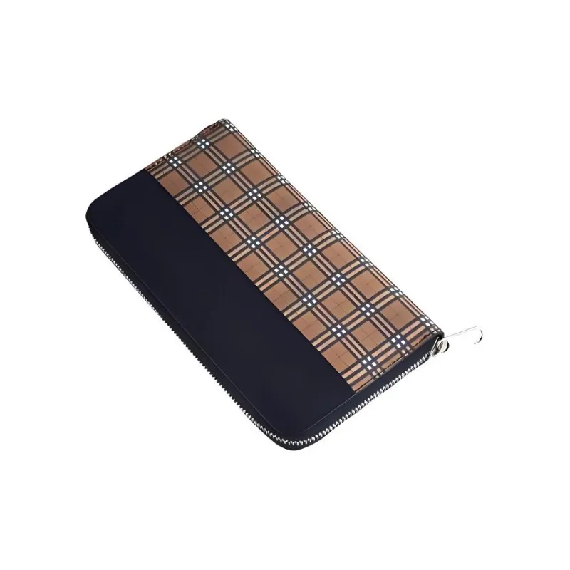 Burberry Cow Leather Wallet Large Size Men's Multicolor-1