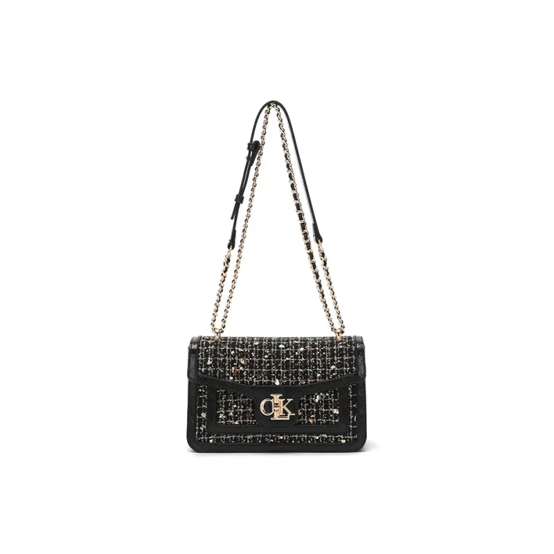 BETTINA VIVIAN Fabric With PU Crossbody Bag Women's Black-1