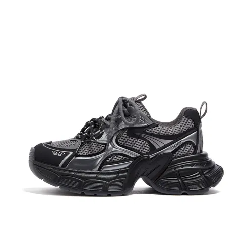 CAMEL Durable Cushioning Low Top Chunky Sneakers Women's