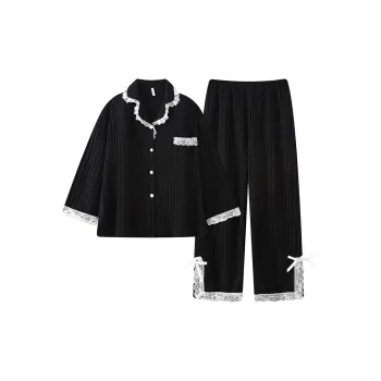 Maultiay Pajama Set Women's Black
