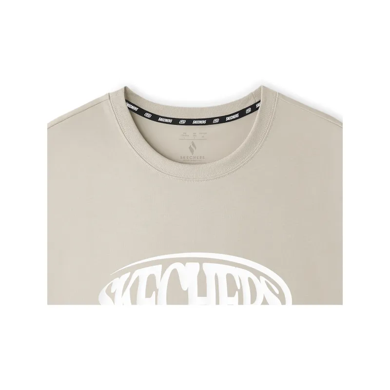 Skechers Sports Life Collection T Shirt Unisex Light Brown-3