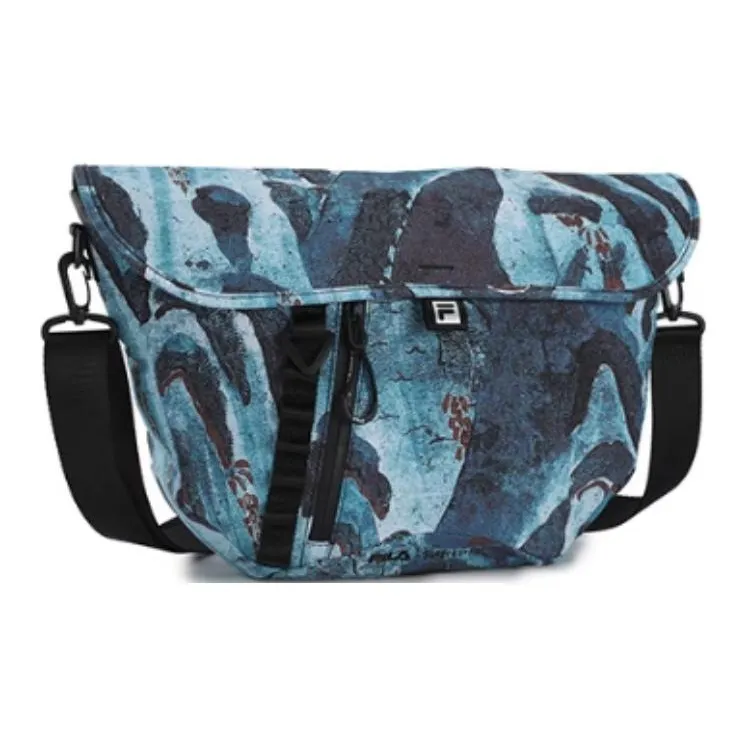 FILA Dunhuang Museum, Collaboration EXPLORER Fabric Crossbody Bag Extra Small Unisex Blue-1