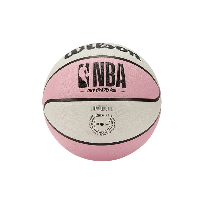 Wilson NBA PU Basketball Pink White Patchwork Size 7 Ball Training Unisex-2