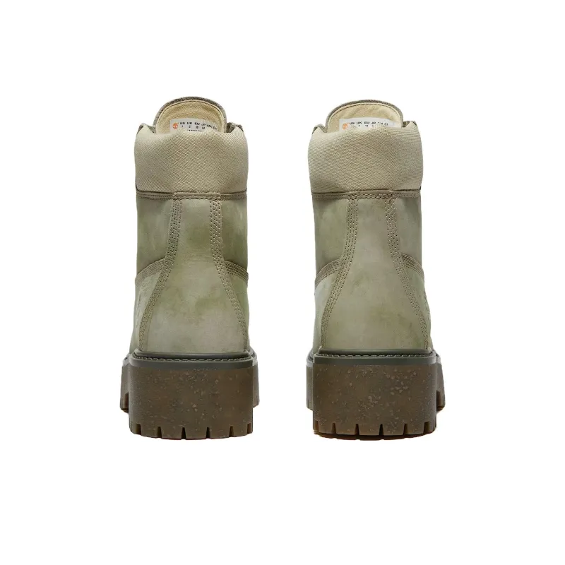 Timberland Stone Street Waterproof And Wear resistant Short Outdoor Boots Women's Green-4