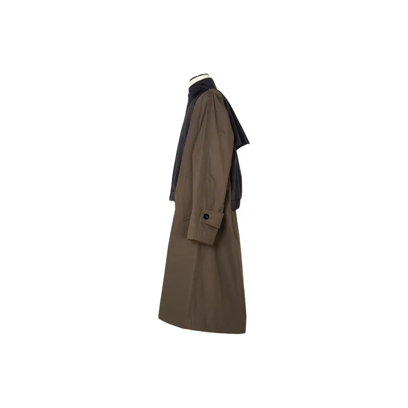 Sacai Coats Men Marine Blue Khaki-2