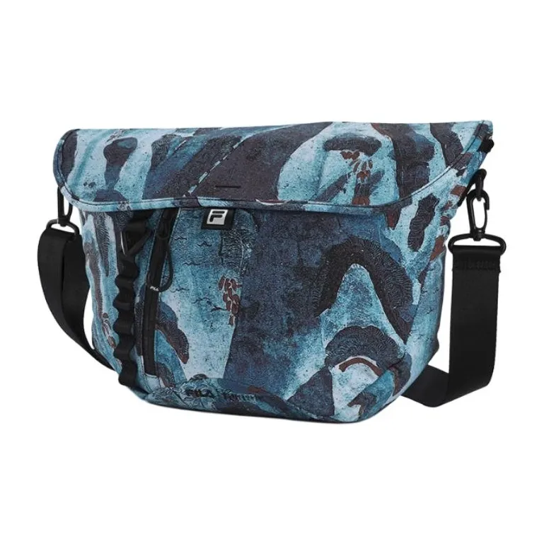 FILA Dunhuang Museum, Collaboration EXPLORER Fabric Crossbody Bag Extra Small Unisex Blue-2