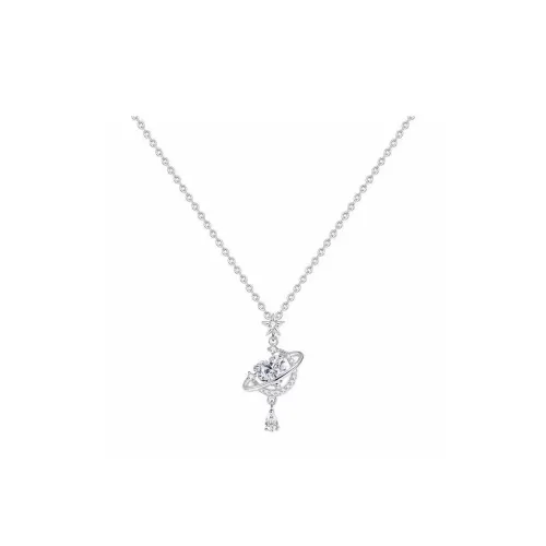 BAX Everyday Commute Date Confession Necklaces Women's Silver White