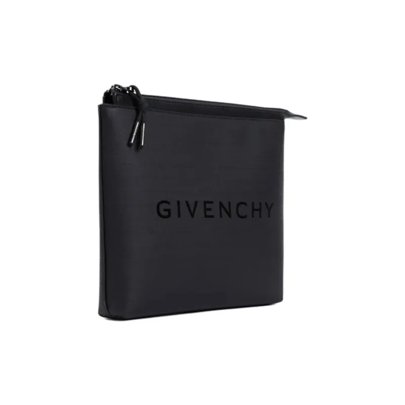 Givenchy Fabric Travel Bag Clutch Men's Black-1