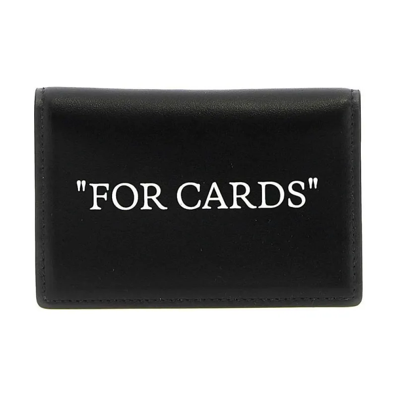 OFF-WHITE Logo Printed Bi-Fold Wallet-0