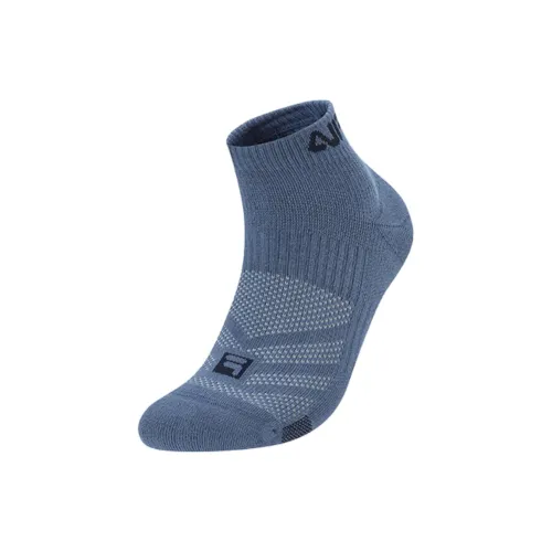 FILA Fitness Ankle Socks Men's 1 Pack Two Sessions Blue