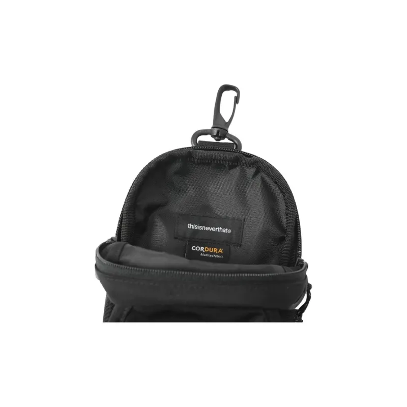 Thisisneverthat Nylon Shoulder Bag Crossbody Bag Mini Men's Black-2