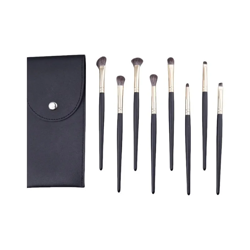 A Few More Cute Wooden Handle Eyeshadow Brush Matching Set Soft Hair-2