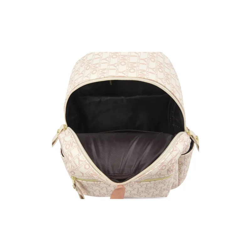 ResNonverba PU Backpack Regular Women's Ecru-5