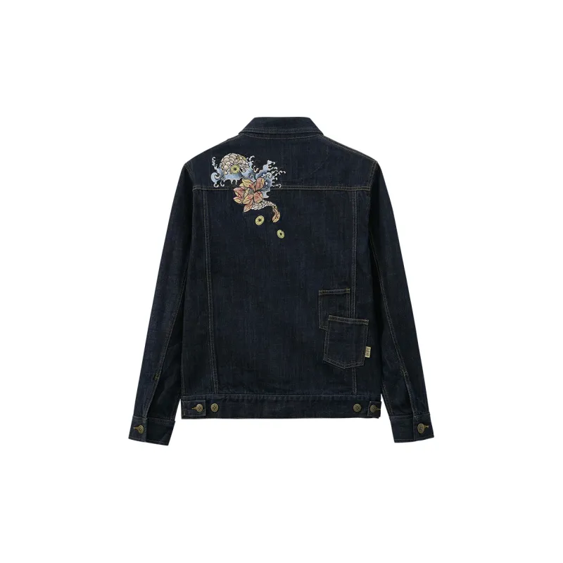ONIARAI Denim Jacket Men's Denim Blue-1