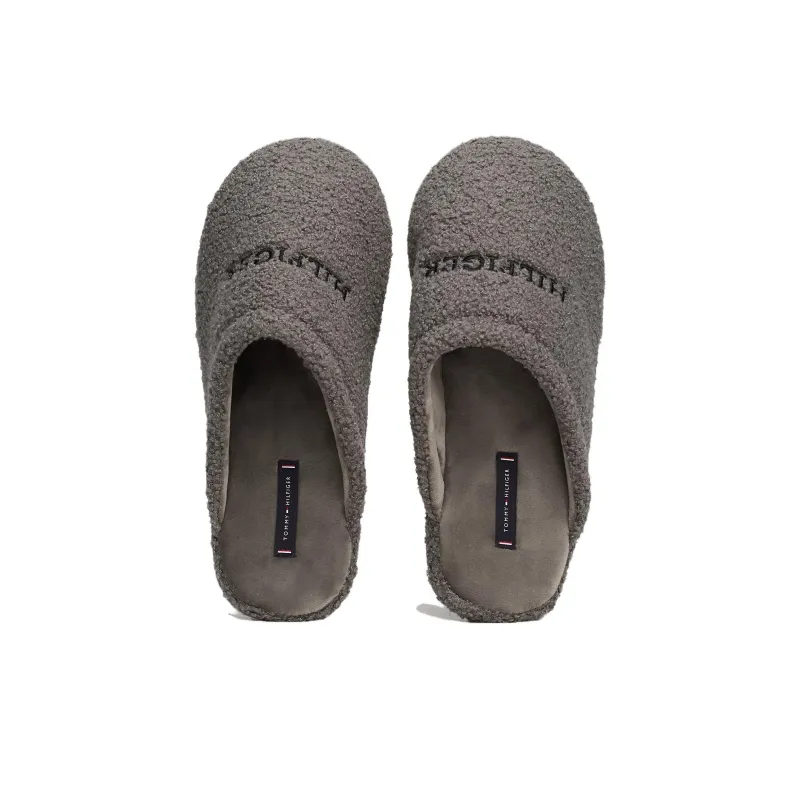 Tommy Hilfiger Slip Resistant Wrap toe Slippers Men's Gray-3