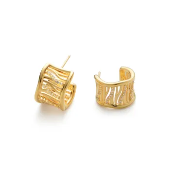 RSNY Gold Plated Copper Earrings Women's