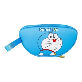 VICTOR Doraemon Collaboration PU Toiletry Bag Unisex Blue