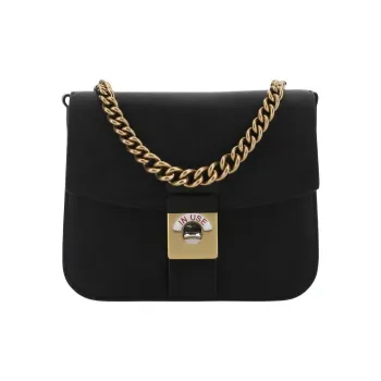 Maison Margiela Sheepskin Handbag Shoulder Bag Women's Black