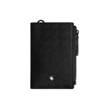 MONTBLANC Cow Leather Wallet Mini Unisex Black