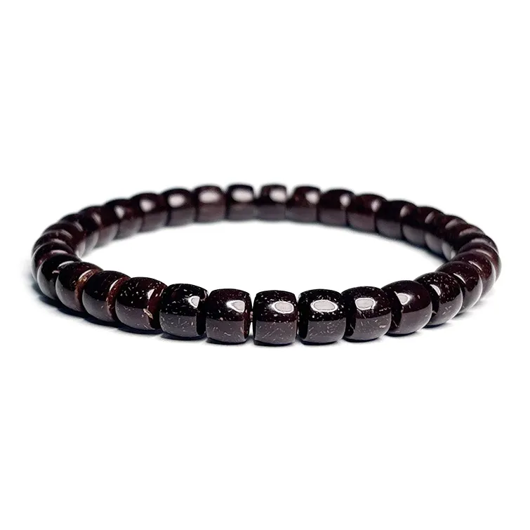MOUNTAINS AND MANS Coconut Shell Beads New Chinese Style Prosperity And Good Luck Beaded Bracelet Unisex-11