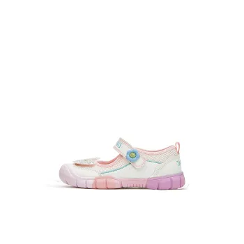 TARANIS Breathable Anti Slip And Wear Resistant Low Top Kids' Running Shoes White/Pink Children Aged 3 7 Years Old