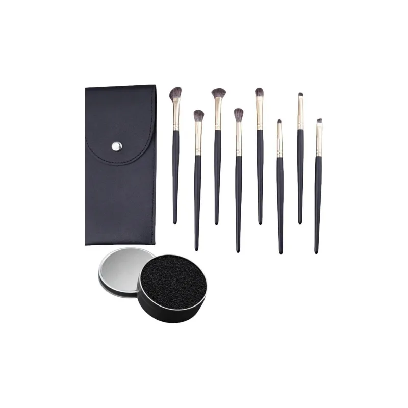 A Few More Cute Wooden Handle Eyeshadow Brush Matching Set Soft Hair-5