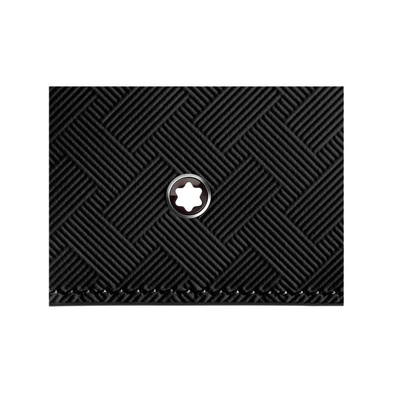 MONTBLANC Cow Leather Wallet Mini Unisex Black-3