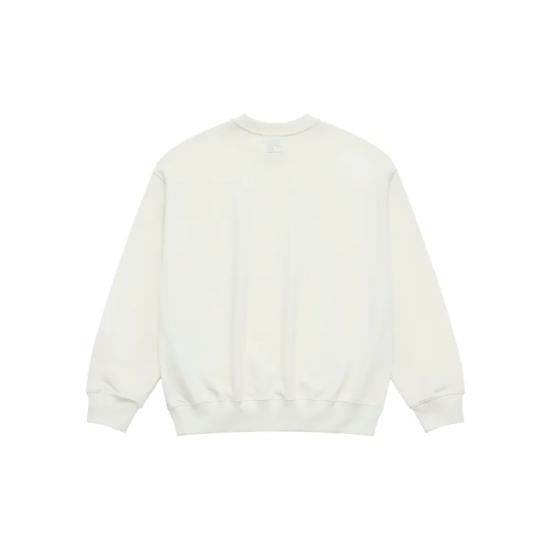 MLB Preppy Style Collection New York Yankees SS25 Sweatshirt Unisex Cream-1
