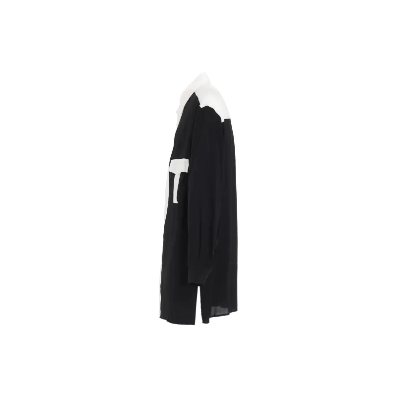 Yohji Yamamoto Power Of The WHITE Shirt FW24 Shirt Men's Black White-2