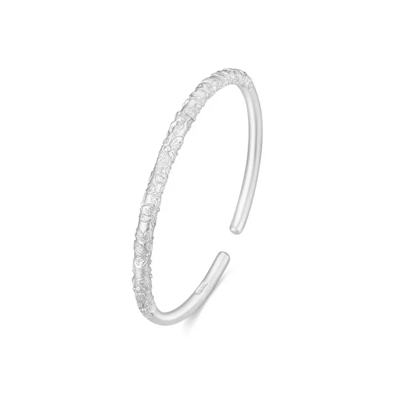 CHINA GOLD S999 Fine Silver Sterling Silver Bracelets Women's-0