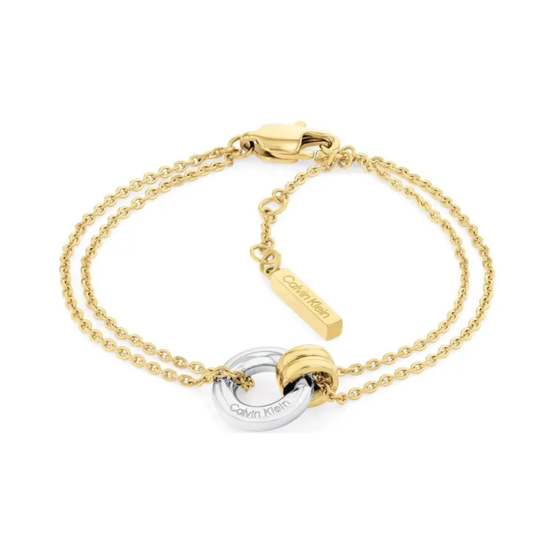 CALVIN KLEIN Titanium Steel Bracelets Women's Gold-1