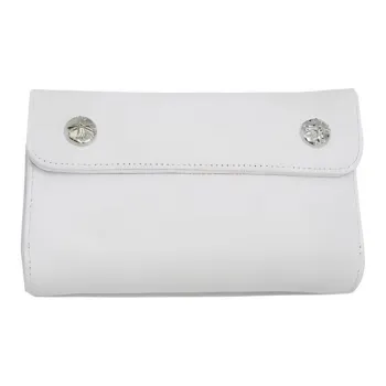 Chrome Hearts Leather Wallet Women's White