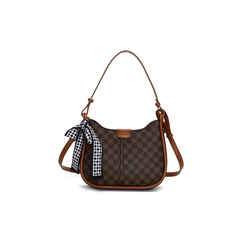 Meow in the grass Shoulder Bags-2
