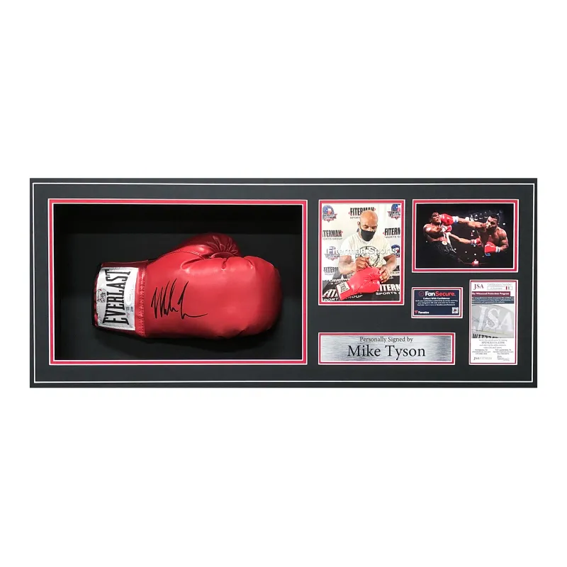 Huayitaojin Boxing Accessories JSA Fanatics Official Partner Certificate 89x43cm Unisex Red-1
