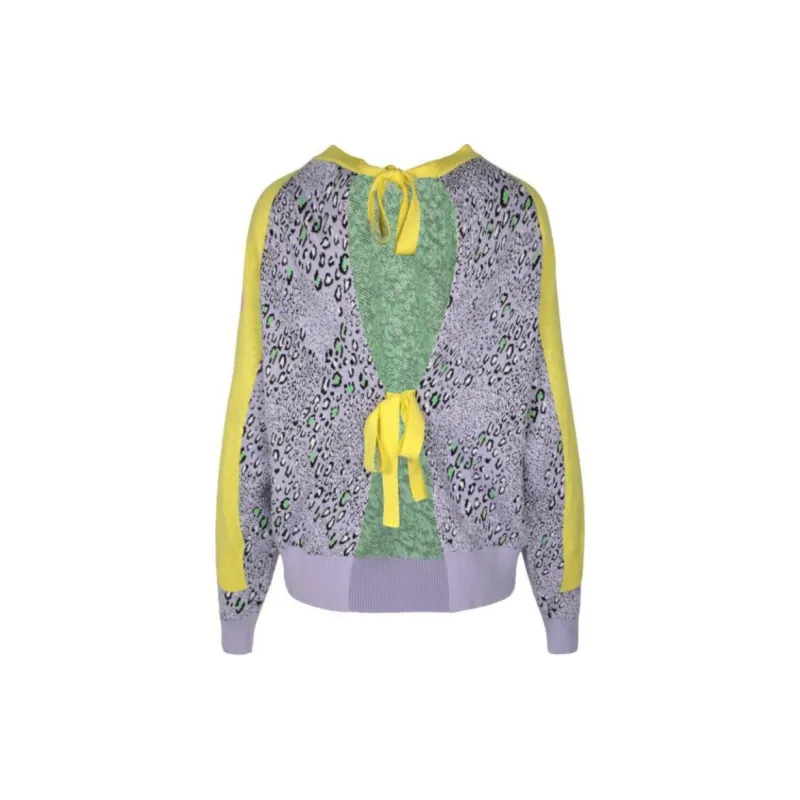 VERSACE Patterned Twofer Sweater 'Multicolor'-1