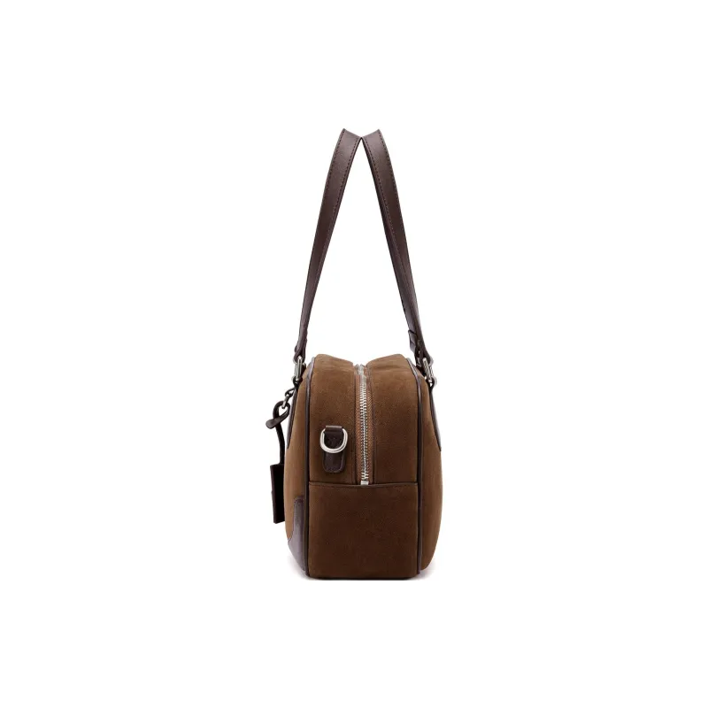 MCMIKO Cow Leather Shoulder Bag Regular Women's Cashmere Brown-3