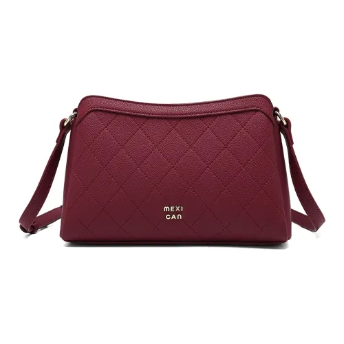 MEXICAN Polyurethane Leather Shoulder Bag Women's Multicolor