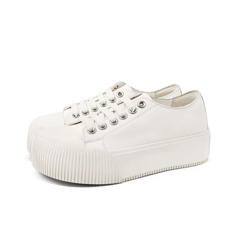 KMD Lightweight Skateboard Shoes Women's Ecru-1