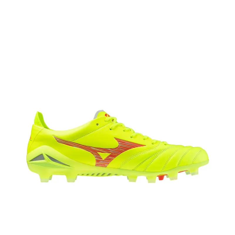 Mizuno Morelia Neo 4 Anti Slip Wear Resistant Soccer Shoes Unisex Yellow-1
