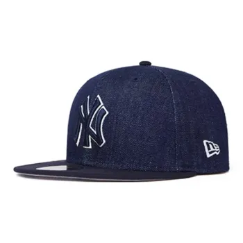 New Era Cotton Polyester Baseball Caps Unisex Navy Blue