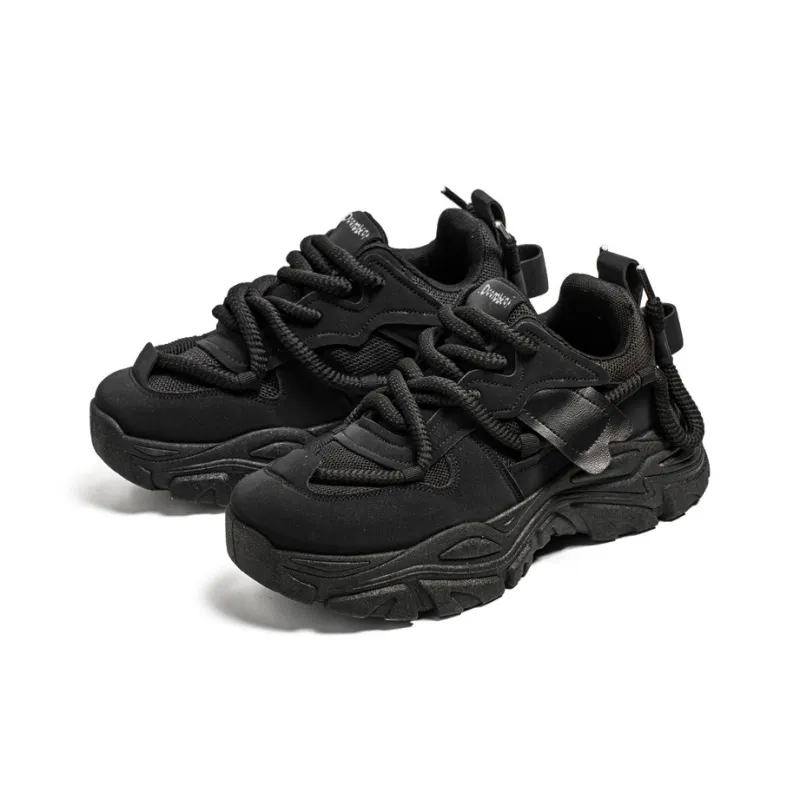 Budding Bear Anti-Slip Wear-Resistant Waterproof Breathable Height Increasing Low-Top Chunky Sneakers Men's Box-16
