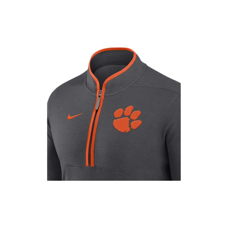 Nike Clemson Tigers Victory Men's Nike Dri FIT College 1/2 Zip Long Sleeve Top-2