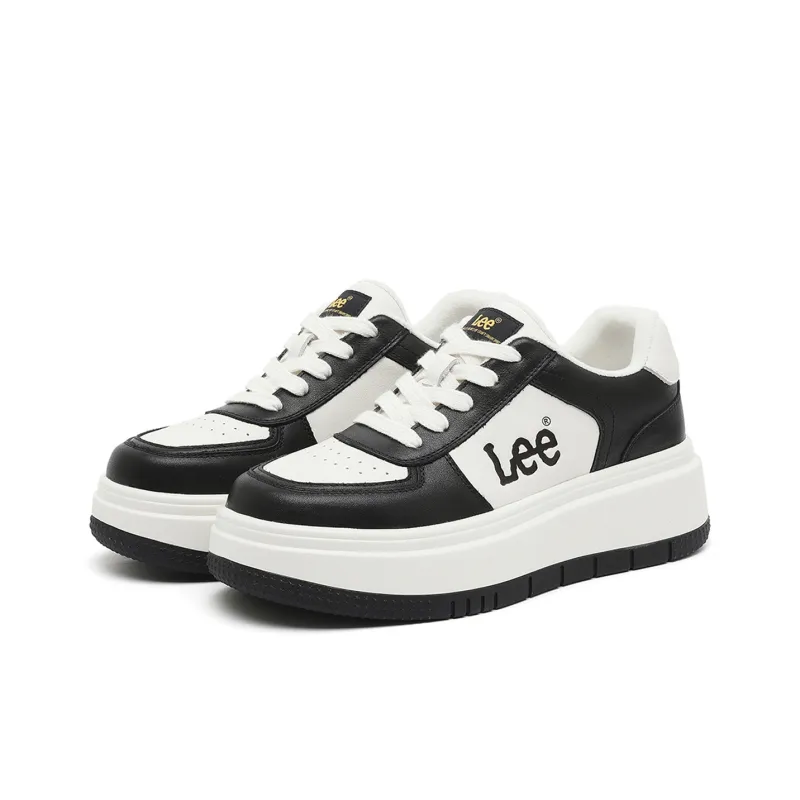 Lee Small White Shoes Low-Top Skateboard Shoes Women's-6