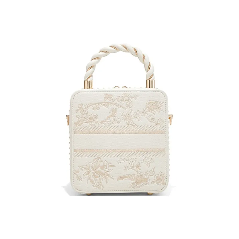 CLEVER& KETCH PU Handbag Women's Coffee/Ecru-8