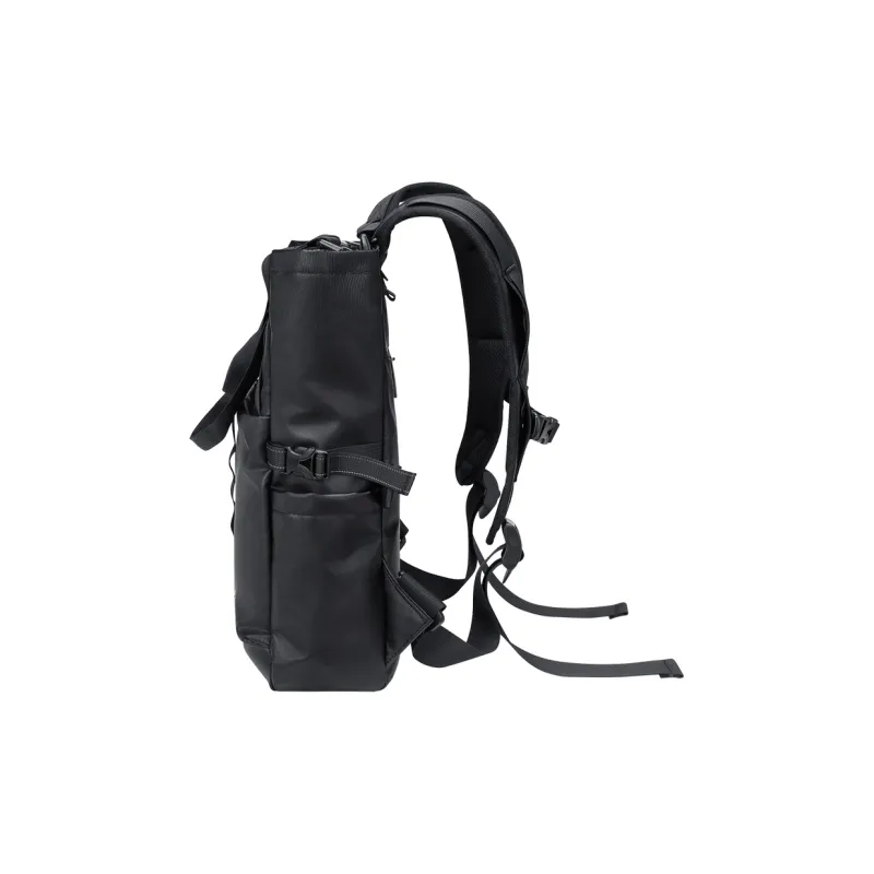 GOLF Fabric Multifunctional Backpack Regular Men's Black/Grey & White & Black-3
