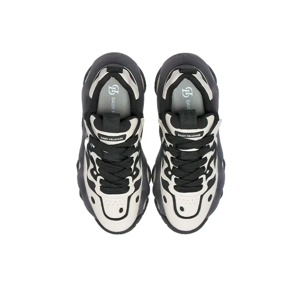 Daisy Fellowes Breathable Lightweight Height Increasing Low-Top Chunky Sneakers Unisex-21