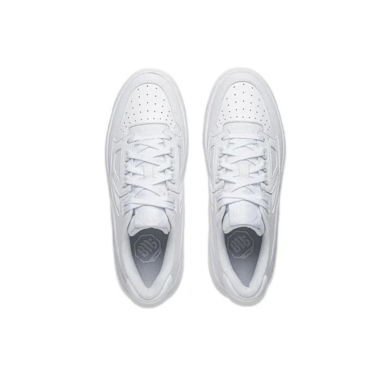 LiNing New Arrival Shock Absorbers Slip Resistant, Abrasion Resistant, Breathable Low Top Skateboard Shoes Unisex White-3
