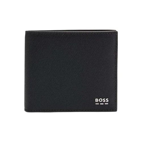 HUGO BOSS Artificial Leather Wallet Men's Black