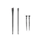 Brow Brush Eyeliner Brush Combination+2 Pcs Dust-Resistant Tube
